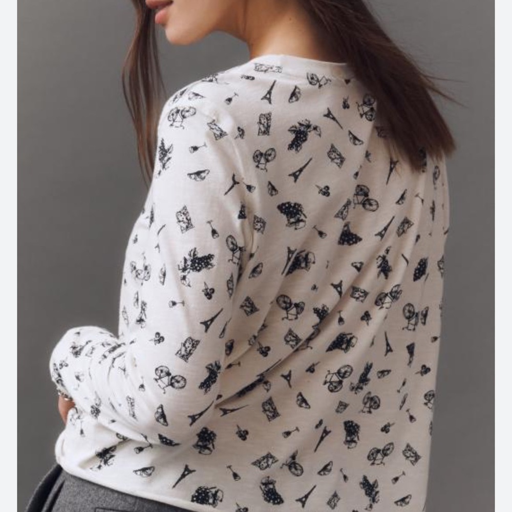 Anthropologie Paris Caitlin Boxy Tee by Maeve - Picture 4 of 4